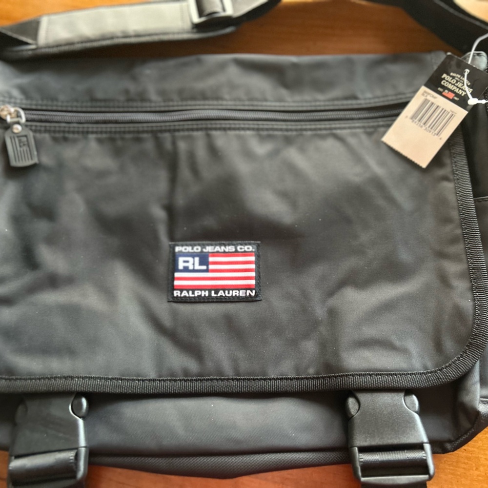 Vintage Ralph Lauren Polo Jean Company Nylon Messenger Bag